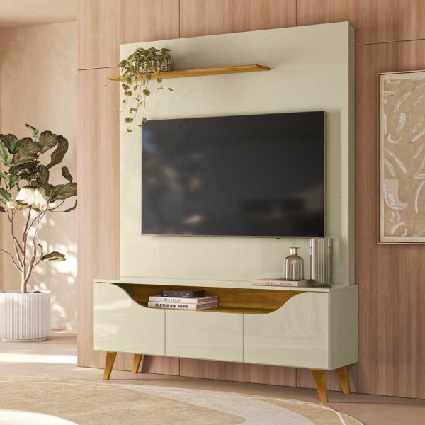 Home Theater Polo 1.36m 55" - Cumaru/Opala