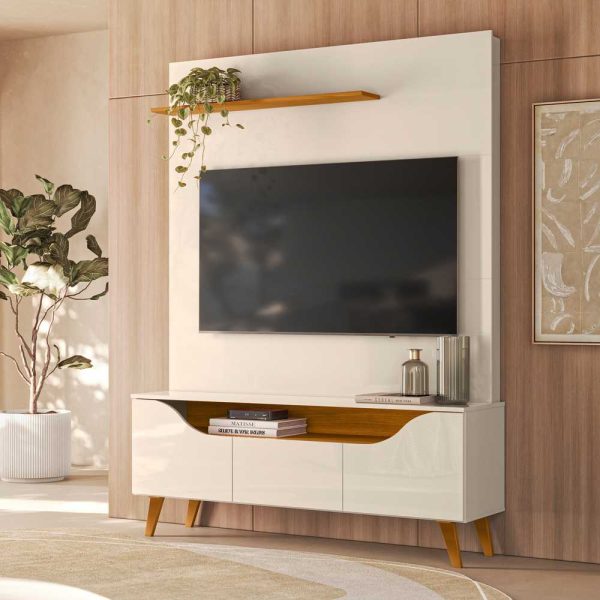 Home Theater Polo 1.36m 55" - Cinamomo/Off White