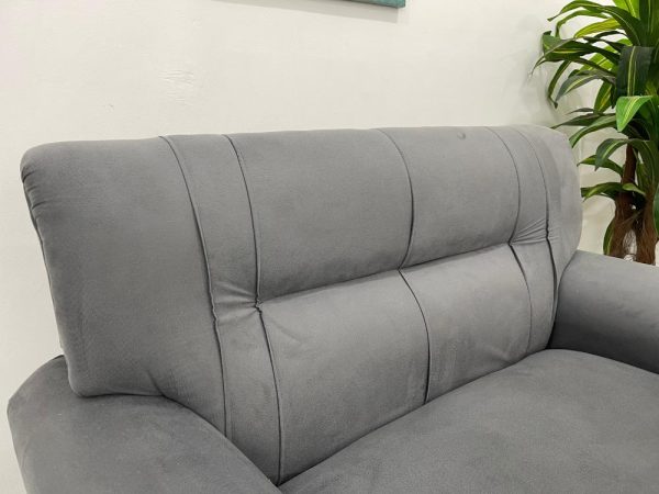 Conjunto de sofá 2 x 3 lugares REF 5014 - Cinza - Imagem 2