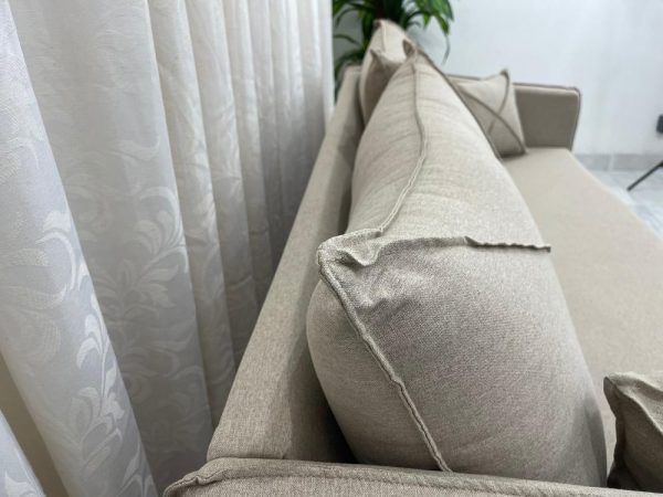 Sofá 2 lugares Lisboa Living 1.80m - Bege Linho - Imagem 2