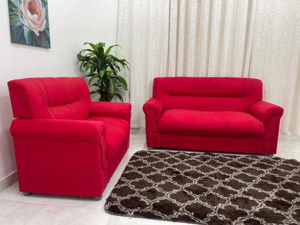 Conjunto de sofá 2 x 3 lugares REF 5014 - Vermelho - Imagem 8