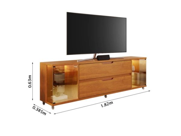 Rack Órion 70" - Cinamomo - Imagem 4