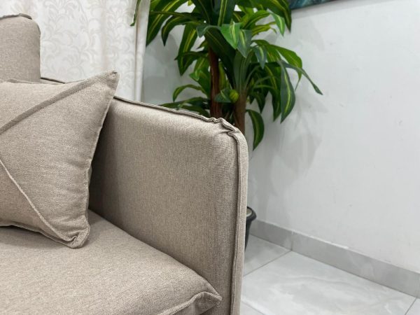 Sofá 2 lugares Lisboa Living 1.80m - Bege Linho - Imagem 6