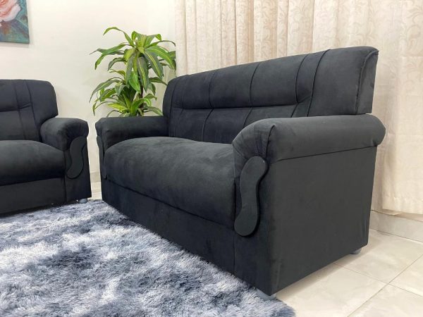 Conjunto de sofá 2 x 3 lugares REF 5014 - Preto - Imagem 8