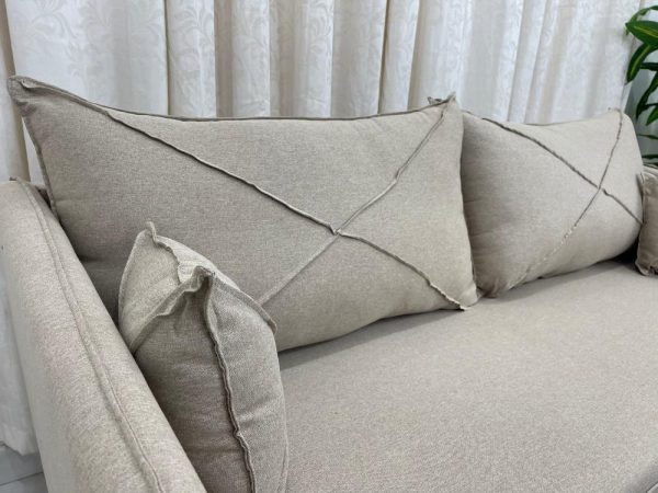 Sofá 2 lugares Lisboa Living 1.80m - Bege Linho - Imagem 5